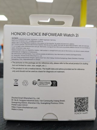 Honor Watch 2i Negro