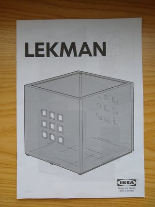 Caja Almacenamiento Lekman Ikea Transparente
