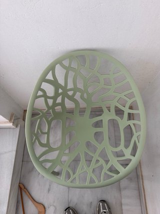 Silla de jardín Sklum verde
