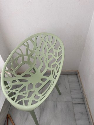 Silla de jardín Sklum verde