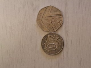 2 monedas de colección