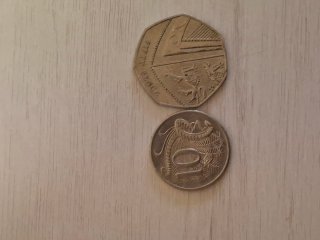 2 monedas de colección