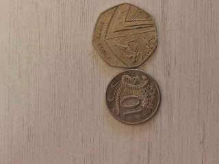 2 monedas de colección