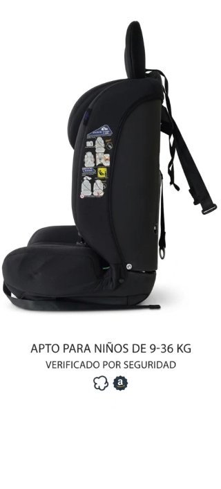 Silla de coche i-Size Torai negra