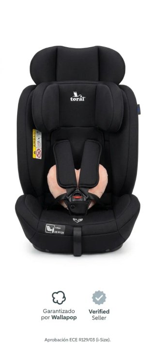 Silla de coche i-Size Torai negra