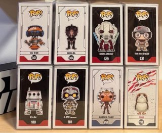 Lote 9 Funko Pop Star Wars (Reserva 1 Antonio)