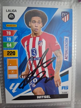 Cromo firmado Witsel La Liga Panini