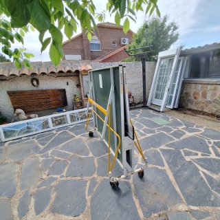 Mesa de ping pong exterior desplegable⁷