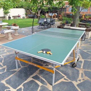 Mesa de ping pong exterior desplegable⁷