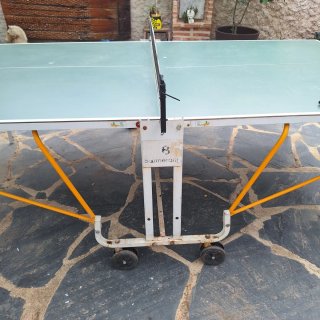 Mesa de ping pong exterior desplegable⁷