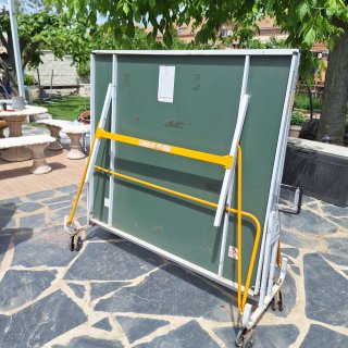 Mesa de ping pong exterior desplegable⁷