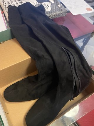 Botas altas negras talla 39