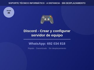 Discord - Crear y configurar servidor de equipo