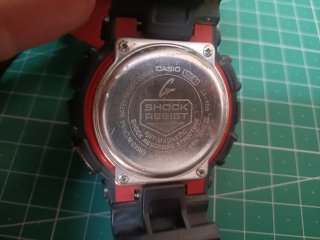 Casio G-Shock GA-100 (Módulo 5081) Negro/Rojo