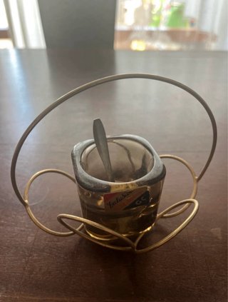 Salsiera Formaggiera Vintage Anni 50/60 GC  Vetro