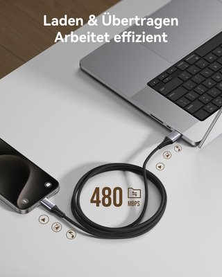 Cable INIU USB-C 3.1A Nylon Trenzado
