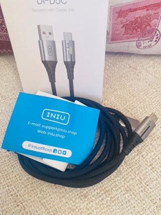 Cable INIU USB-C 3.1A Nylon Trenzado
