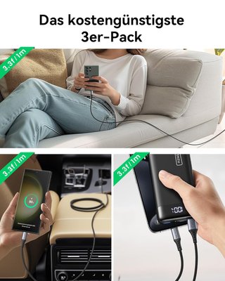 Cable INIU USB-C 3.1A Nylon Trenzado