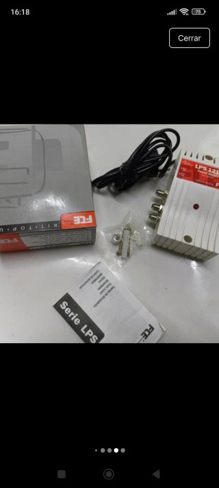 Fuente Alimentación Antena TV Digital 12V LPS 1210
