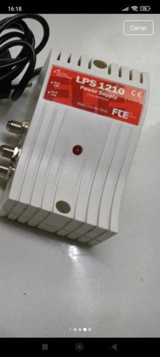 Fuente Alimentación Antena TV Digital 12V LPS 1210