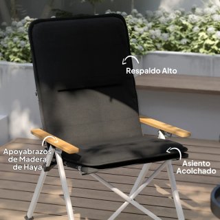 Sillas de Camping Plegables de Aluminio