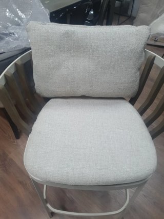 2 Sgabelli da esterno Ethimo in legno e metallo