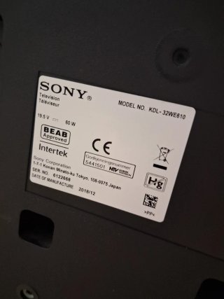 Smart Tv Sony KDL 32 Negra