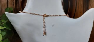 Collana Swarovski oro rosa con perle