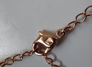Collana Swarovski oro rosa con perle