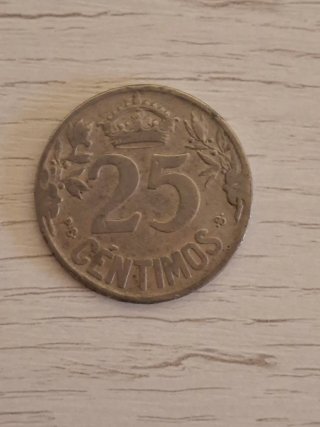 Moneda España 1925 Barco