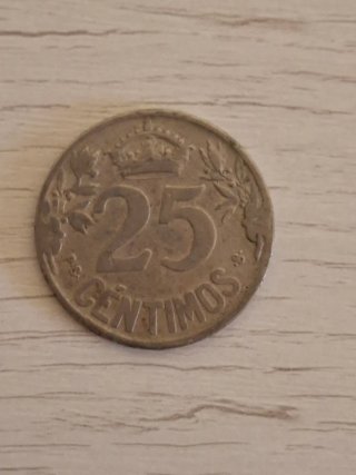 Moneda España 1925 Barco