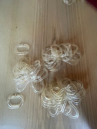 Ganchos para cortina de ducha (plástico)