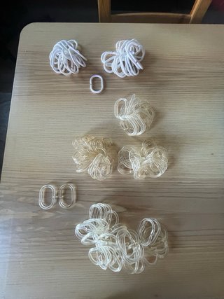 Ganchos para cortina de ducha (plástico)