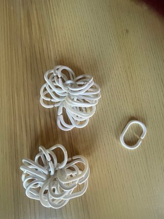 Ganchos para cortina de ducha (plástico)