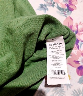Jersey y gorra El Ganso verde niño