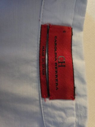 Camisa Carolina Herrera T 38 Rayas
