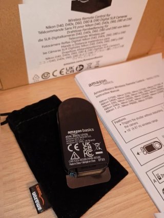 Comando remoto wireless Amazon Basics per Nikon