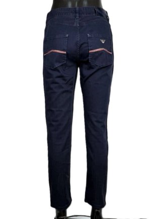 Armani Jeans Donna W26 IT40 Blu Skinny Elastico