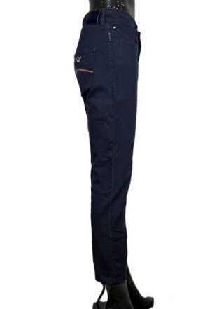 Armani Jeans Donna W26 IT40 Blu Skinny Elastico