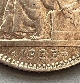 1 Peseta 1933, *3 *4. II República Española. Plata