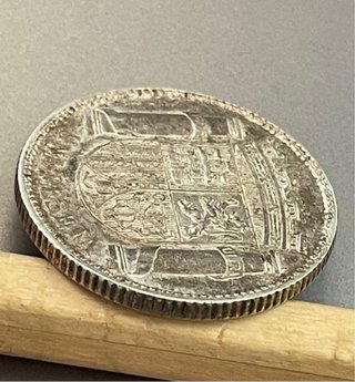 1 Peseta 1933, *3 *4. II República Española. Plata