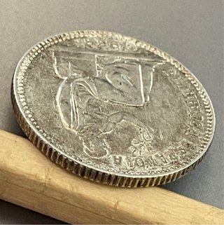1 Peseta 1933, *3 *4. II República Española. Plata