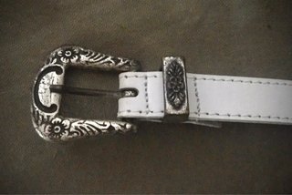 Cintura Pelle Boho Made In Italy cm.90