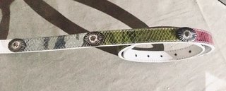Cintura Pelle Boho Made In Italy cm.90
