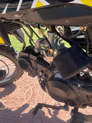 Pit Bike IMR 140cc Negra y Amarilla