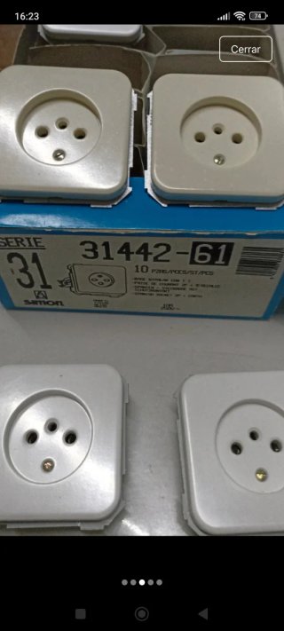 Enchufe SIMON Serie 31 liquidación