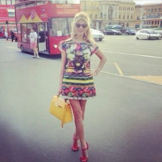 Nuevo. Vestido Estampado siciliano. T. M
