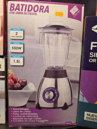 Batidora de vaso 550W 1.5L