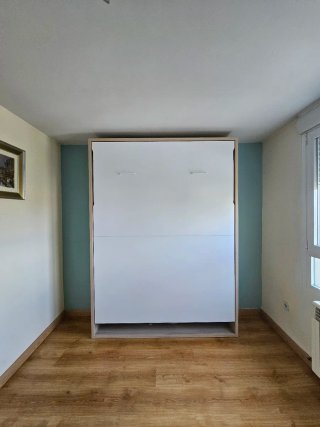 Cama Abatible Matrimonio con Sofá