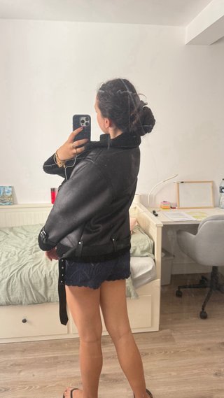Chaqueta boomber Zara Negra